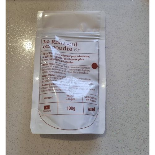Rhassoul Naturel En Poudre 100g Anae  