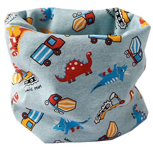 Camion Dinosaure Couleur Bonnet Fin En Coton Pour Bébé, Imprimé Animaux De Dessin Animé