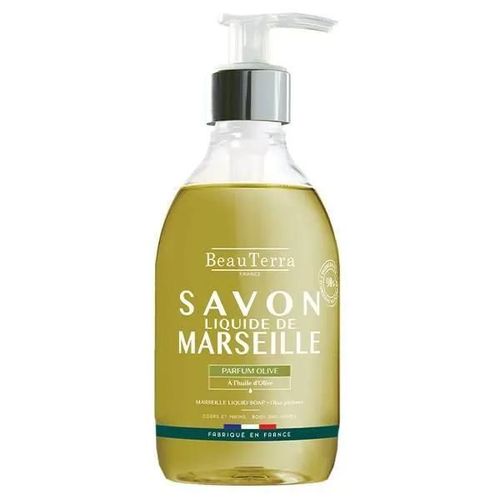 Savon Liquide De Marseille Olive - Beauterra - 300ml - Hydratant Et Nourrissant 