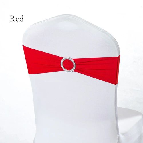 Ceinturage Classique En Lycra Bleu Royal,50 Pièces,Bande De Chaise Extensible,Boucle Ronde Pour Mariage,Conférence,Hôtel,Banquet,Fête