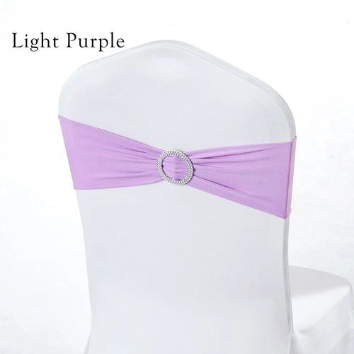 Ceinturage Classique En Lycra Bleu Royal,50 Pièces,Bande De Chaise Extensible,Boucle Ronde Pour Mariage,Conférence,Hôtel,Banquet,Fête
