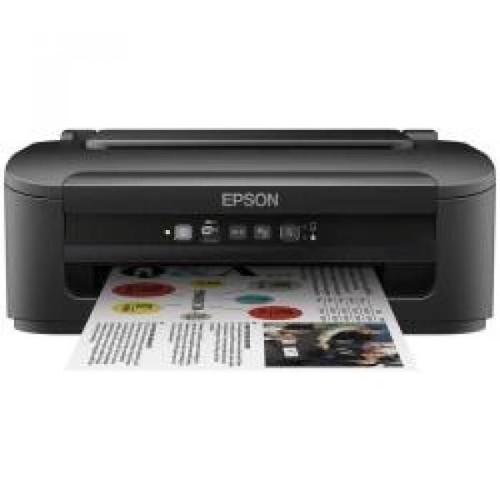 Epson WorkForce WF-2110W - Imprimante - couleur - jet d'encre - A4/Legal - 5 760 x 1 440 ppp - jusqu'à 9 ppm (mono)/jusqu'à 4.7 ppm (couleur) - capacité : 100 feuilles - USB 2.0, LAN, Wi-Fi(n)