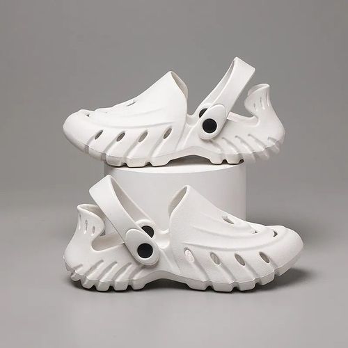 Pantoufles Ajourées Pour Femmes,Sandales Décontractées,Chaussures Trouées,Couple,Grande Taille 44 45,Tongs De Plage Respirantes,Chaussures Plates D'été Pour Femmes