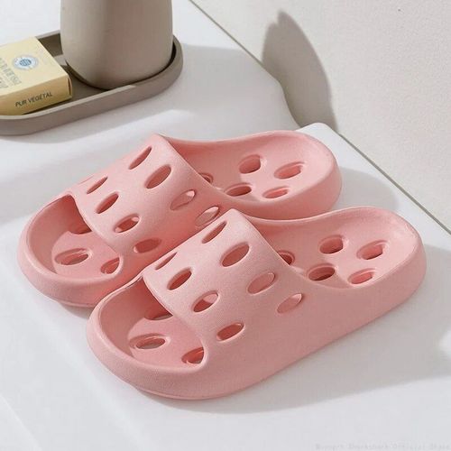 Chaussures Hohousepantoufles De Douche En Forme De Fromage Pour Femmetongs De Plage Légères Qui Fuit L'eausandales Vaccage Rapide