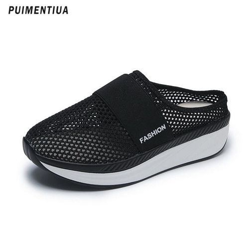 Chaussures Chaussures De Marche Orth4wd Pour Femmesandales Pour Diabétiquemules Plateformediapositives En Maillepantoufles Légèresà Semelle Compensée