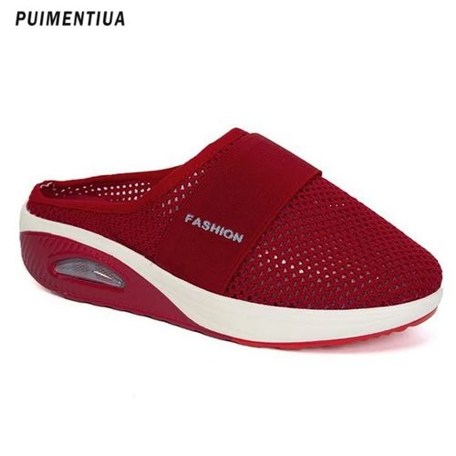Chaussures Chaussures De Marche Orth4wd Pour Femmesandales Pour Diabétiquemules Plateformediapositives En Maillepantoufles Légèresà Semelle Compensée