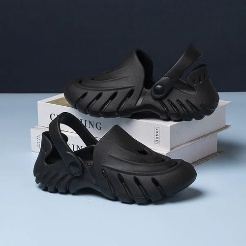 Pantoufles Ajourées Pour Femmes,Sandales Décontractées,Chaussures Trouées,Couple,Grande Taille 44 45,Tongs De Plage Respirantes,Chaussures Plates D'été Pour Femmes