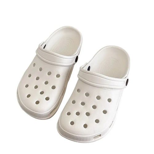 Sandales À Trous Coordonnantes Brûleur Pour Femmes,Sabots De Jardin Bricolage,Pantoufles De Plage,Toboggans De Nuage De Vacances,Chaussures D'extérieur D'été