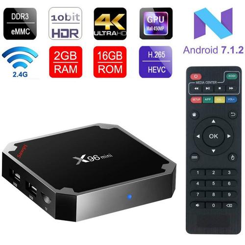 X96 Mini iptv Box 2G + 16G Quad Core Android 9.0 TV Box Media Player (UE)
