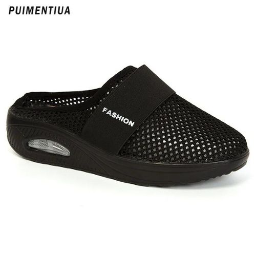 Chaussures Chaussures De Marche Orth4wd Pour Femmesandales Pour Diabétiquemules Plateformediapositives En Maillepantoufles Légèresà Semelle Compensée