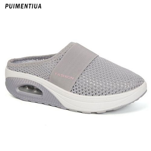 Chaussures Chaussures De Marche Orth4wd Pour Femmesandales Pour Diabétiquemules Plateformediapositives En Maillepantoufles Légèresà Semelle Compensée