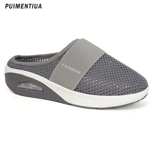 Chaussures Chaussures De Marche Orth4wd Pour Femmesandales Pour Diabétiquemules Plateformediapositives En Maillepantoufles Légèresà Semelle Compensée