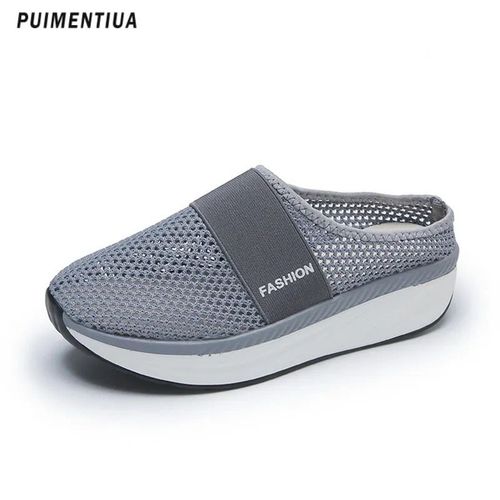 Chaussures Chaussures De Marche Orth4wd Pour Femmesandales Pour Diabétiquemules Plateformediapositives En Maillepantoufles Légèresà Semelle Compensée
