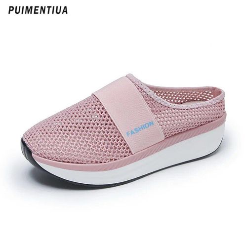 Chaussures Chaussures De Marche Orth4wd Pour Femmesandales Pour Diabétiquemules Plateformediapositives En Maillepantoufles Légèresà Semelle Compensée