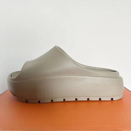 Chaussures Jianbudanpantoufles D'extérieur Pour Femmeépaissesrondespour Documents Solidesplateforme D'étédiapositives Brûleurchaussures De Plage
