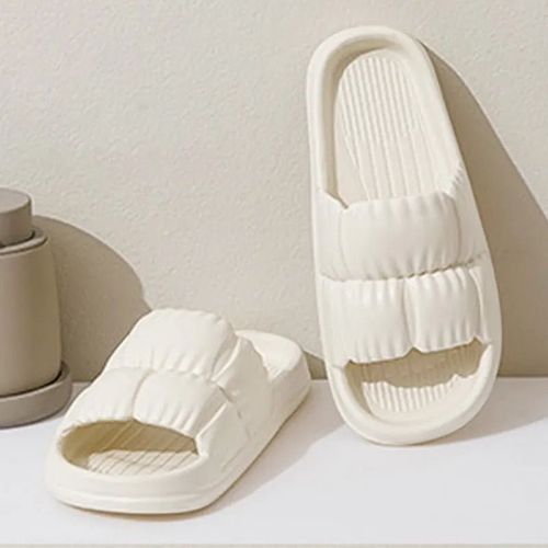 Chaussures Nuage Pantoufles Pour Femmessandales De Plage D'étéoptique Coréenneplateforme Oligpantoufles Pour La Maisontongs Dames Modesemelle Souple Diapositives