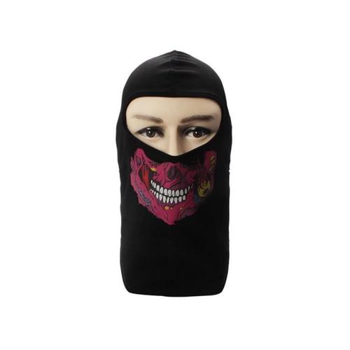 Masque D'équitation 3d Imprimé Party Extérieur Cyclisme Ski Chapeau Balaclava Moto Masque Facial Yzz81210010d_San786 Ep76360