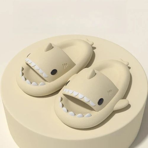 Chaussures Sandales Requin Antidérapantes Pour Femmepantoufles Oligsolidescouple Parentsextérieurnikmaisonchaussures Amusantesété
