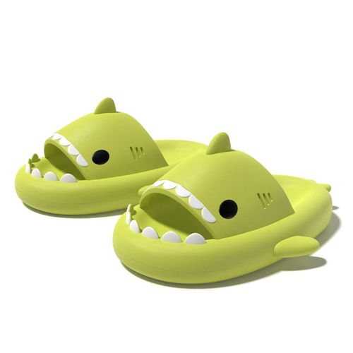 Pantoufles Requin Antidérapantes Pour Femme Chaussures Amusantes D'été Pour La Maison Pour Couple Parents Extérieur Nik