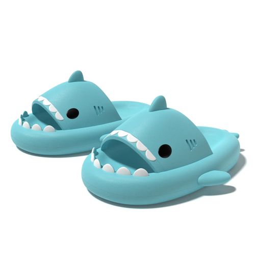 Pantoufles Requin Antidérapantes Pour Femme,Chaussures Amusantes D'été,Pour La Maison,Pour Couple,Parents,Extérieur,Nik