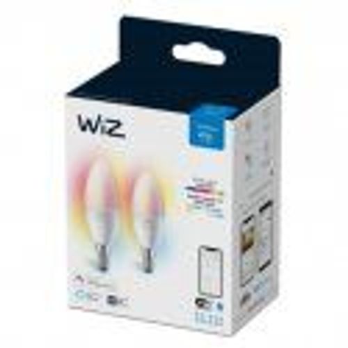 Wiz - Candle C37 E14 2pack Color