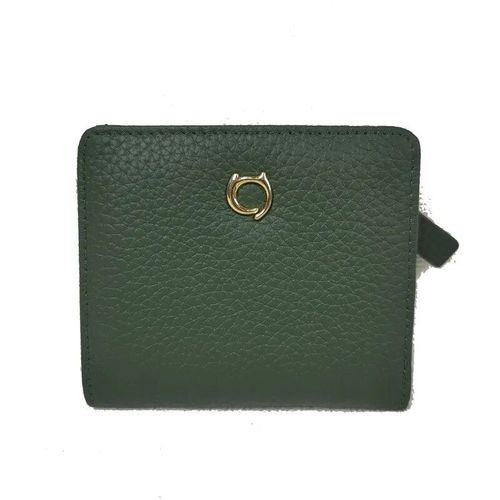 Porte-monnaie en cuir de vachette pour femme,petit portefeuille,porte-cartes,court,fin,chic,Noël,bouton de cerf,véritable,dames
