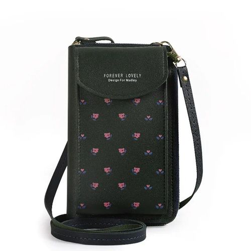 Portefeuille en cuir imprimé fleuri pour femme,sac à main à sangles initiées,téléphone portable,grands porte-cartes,poches pour filles,2022