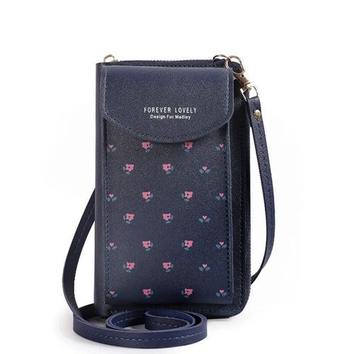 Portefeuille en cuir imprimé fleuri pour femme,sac à main à sangles initiées,téléphone portable,grands porte-cartes,poches pour filles,2022