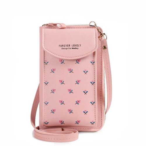 Portefeuille en cuir imprimé fleuri pour femme,sac à main à sangles initiées,téléphone portable,grands porte-cartes,poches pour filles,2022