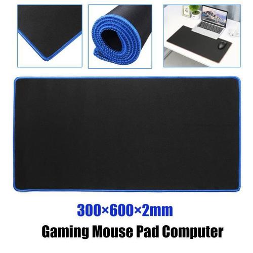 1x grand tapis de souris clavier gamer mouse pad pr ordinateur portable pc bleu ep54465