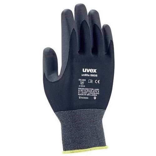 Gants de protection respirants - Unilite 6605 - taille 8 UVEX
