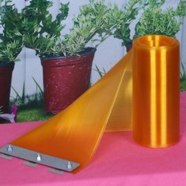 Couleur Jaune Taille 15.5x230cm Rideau De Porte Isolant En Plastique Pvc Souple, Rideau De Séparation Anti-Insectes Pour Porte De Gazébo D'extérieur