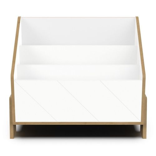 Bac À Livres Décor Blanc Et Chêne Hamilton L68,6 Cm