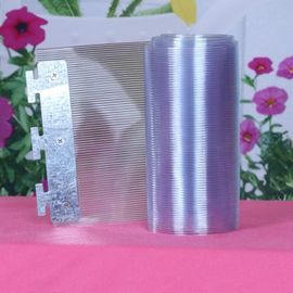 Couleur Argent Taille 15.5x210cm Rideau De Porte Isolant En Plastique Pvc Souple, Rideau De Séparation Anti-Insectes Pour Porte De Gazébo D'extérieur