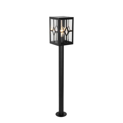 Lampadaire Extérieur Classique Noir 100 Cm Ip44