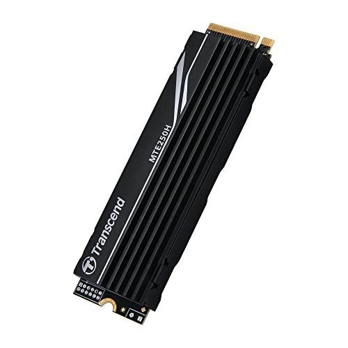 Transcend MTE250H - SSD - 4 To - interne - M.2 2280 (recto-verso) - PCIe 4.0 x4 (NVMe) - dissipateur de chaleur intégré