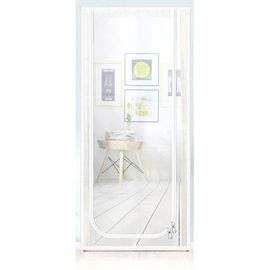 Couleur Blanc Taille 90x210cm Filet De Séparation En Plastique Pour Animaux De Compagnie, Rideaux De Porte, Filet De Séparation, Filet De Protection, Filet Anti-Moustiques, Pas De Clou
