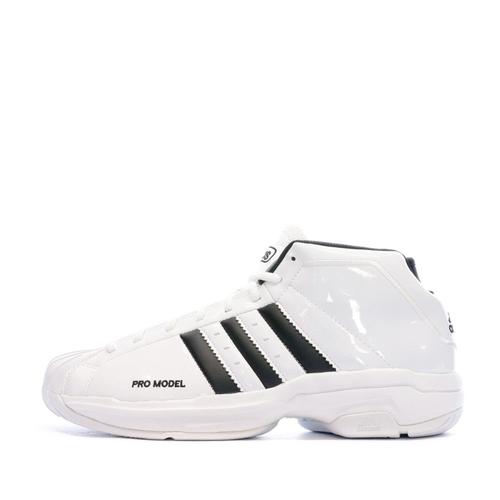 Chaussures De Basketball Blanches Adidas Pro Model 2g