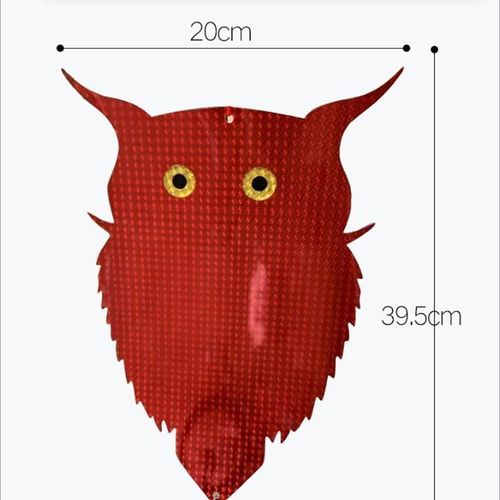 Matériel de conduite d'oiseau réfléchissant de ferme de chouette de conduite d'oiseau à double face