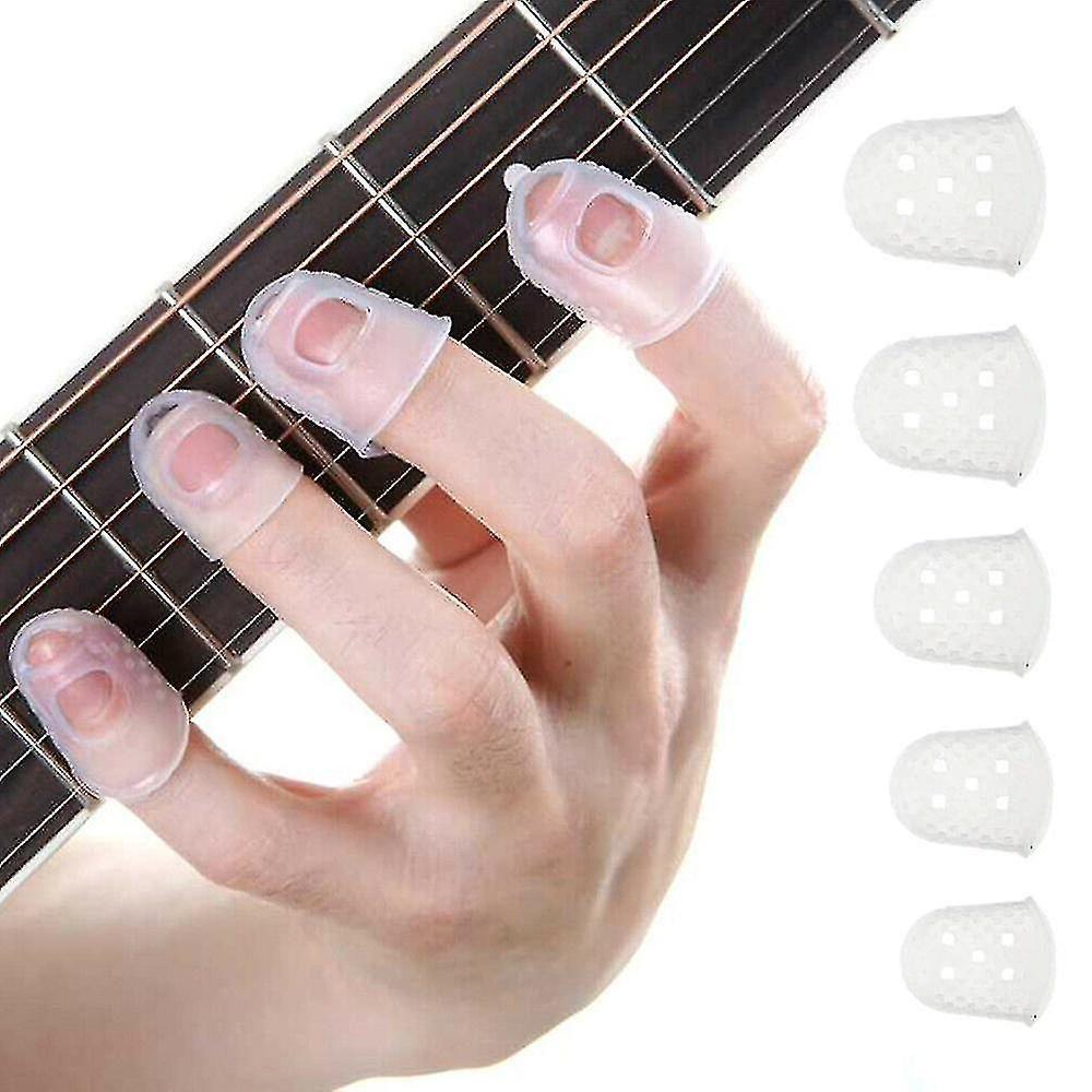 Protecteurs de doigt de guitare en silicone
