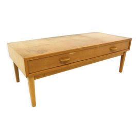 Console Basse Scandinave En Chne Sude 1960 Bois