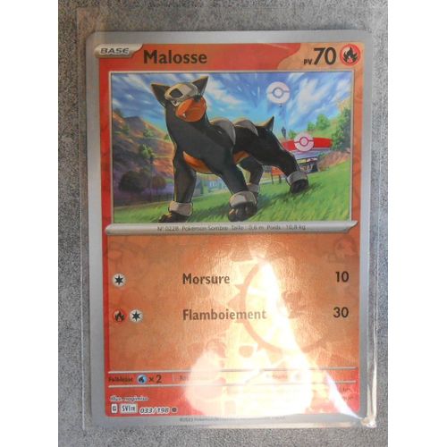 Malosse Reverse 033/198 - Sv1 - Ecarlate & Violet - Vf
