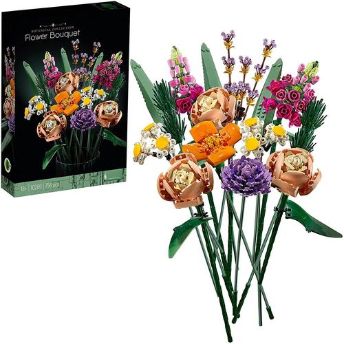 10280 Icons Bouquet de Fleurs, Fleurs artificielles, Collection botanique, Set pour Adultes