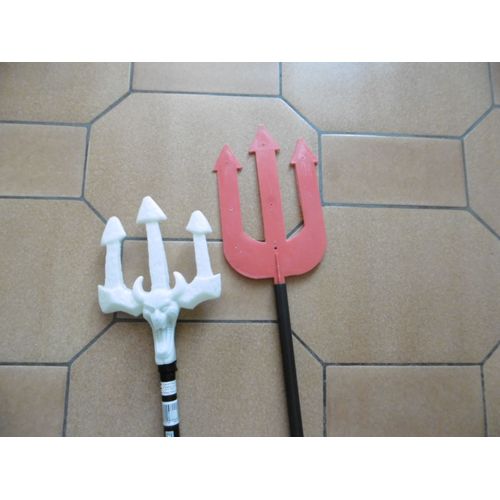 Trident Et Fourche Déguisement Halloween Lot De 2