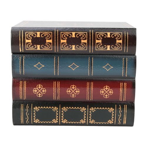 Bote décoratièe de faux lière bote de faux lière èintage de style européen pour la décoration d\'étagère d\'accessoires de prise de èue photographique
