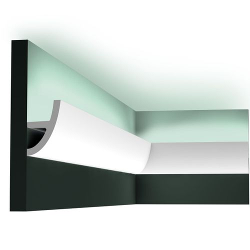 C373 Corniche Eclairage Indirect Polyuréthane Orac Decor Luxxus Antonio Ulf Moritz - 8x5cm (h x p)