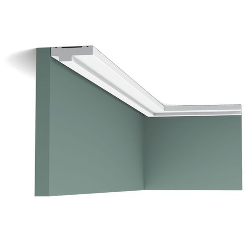 Pack 4 mètres CX160 Corniche plafond Orac x Cimaises-et-plus - 1,3x4x200cm (h x p x L) - moulure décorative polymère