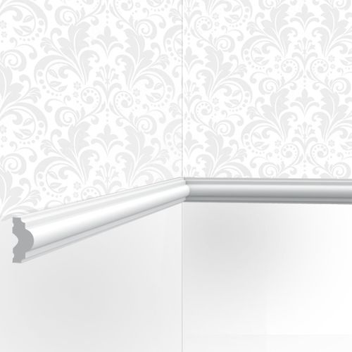 Cimaise / Moulure Cimaises et Plus M03 - 2,5x1,5x200cm (h x p x L) - moulure décorative polyuréthane