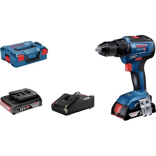 Bosch Perceuse-visseuse sans fil GSR 18V-55, 2x2.0Ah - 06019H5201