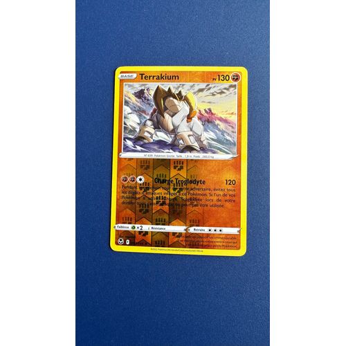 Carte Pokémon - Terrakium - 97/195 - Reverse - Épée Et Bouclier - Tempête Argentée - Fr 